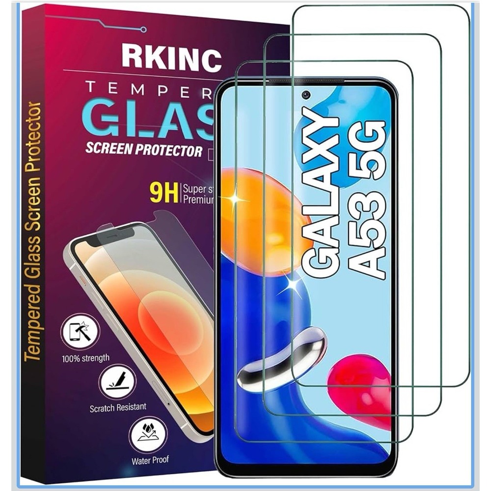 RKINC Screen Protector [3-Pack] for Samsung Galaxy A53 5G